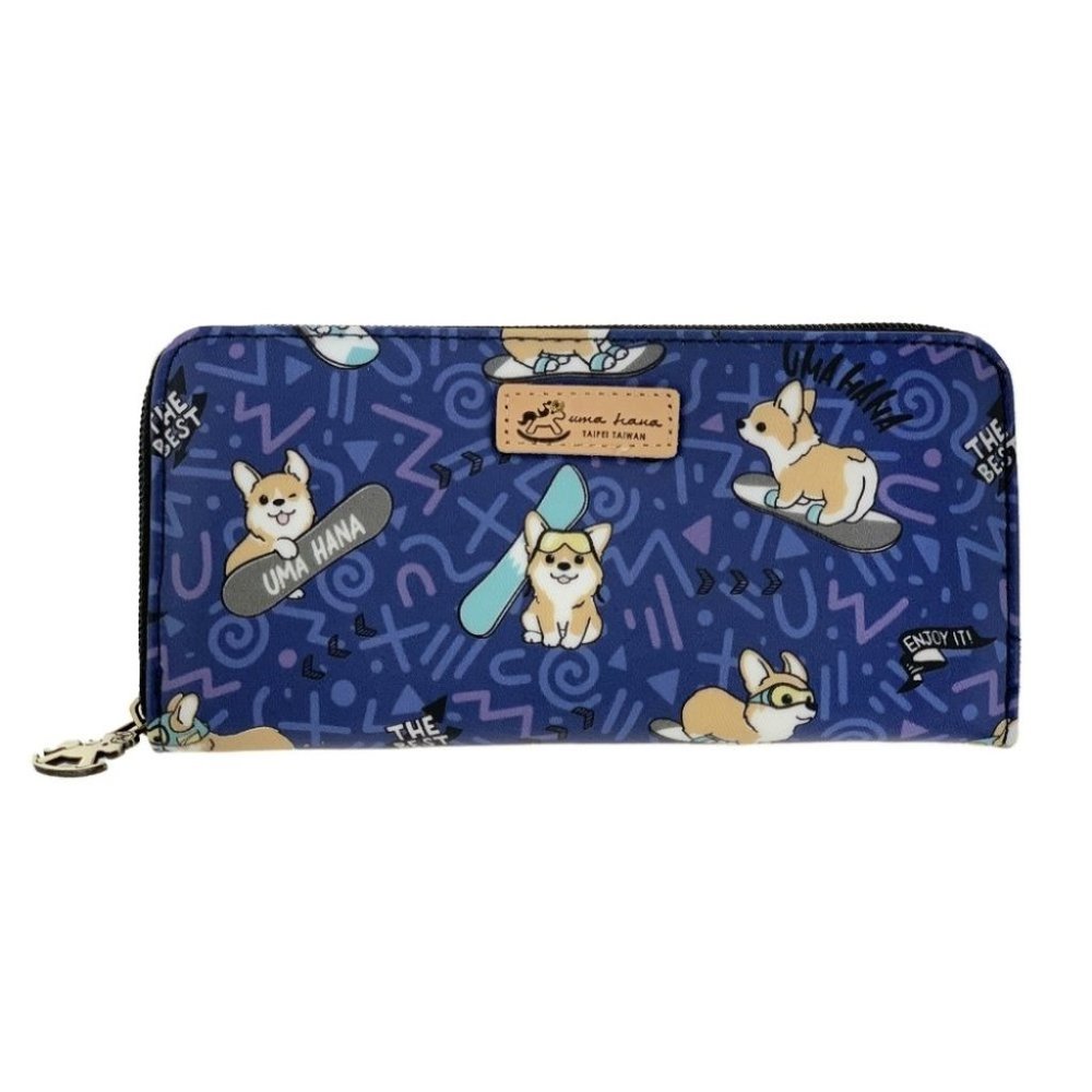 Waterproof Corgi Long Wallet Fits Phone & Bills